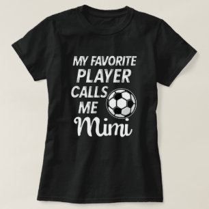 Min favorit- fotbollspelareappeller mig gåva Mimi T Shirt