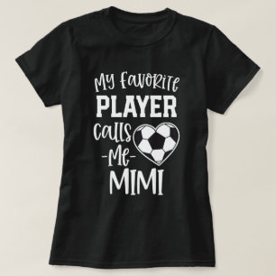 Min favorit- fotbollspelareappeller mig gåva Mimi T Shirt