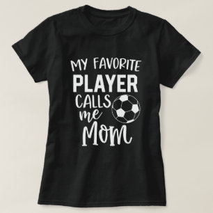Min favorit- fotbollspelareappeller mig mammalek t shirt