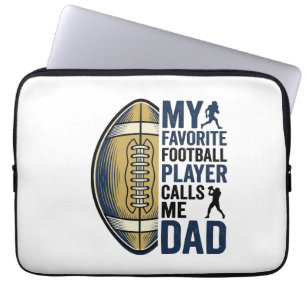 Min favorit fotbollsspelare kallar mig pappa skjor laptop fodral