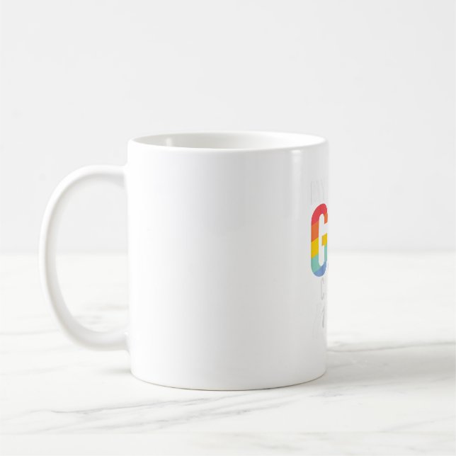 Min favorit Gay kallar mig Mamma Gay Son Kaffemugg (Vänster)