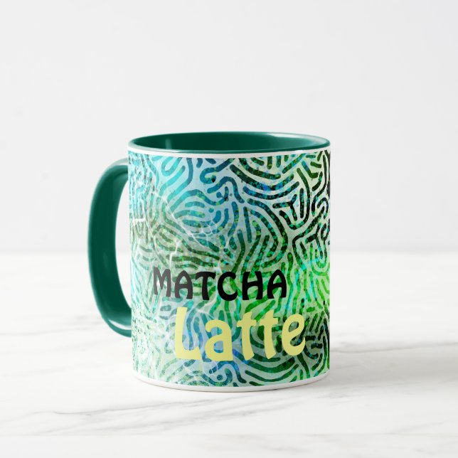 Min favorit GRÖNA Matcha Latte-mugg Mugg (Framsida vänster)