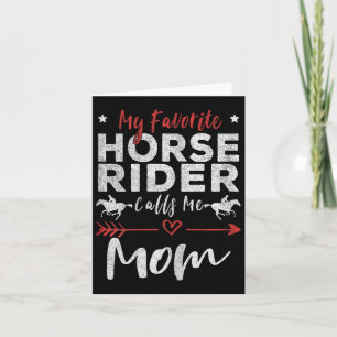 Min favorit häst ryttare kallar mig Mamma Ridning  Kort