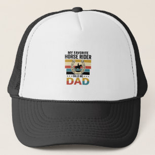 Min favorit häst ryttare kallar mig pappa skjorta keps