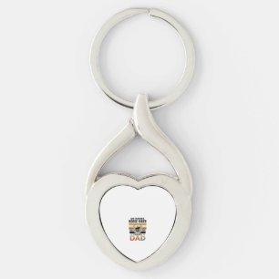 Min favorit häst ryttare kallar mig pappa skjorta twisted heart silverfärgad nyckelring