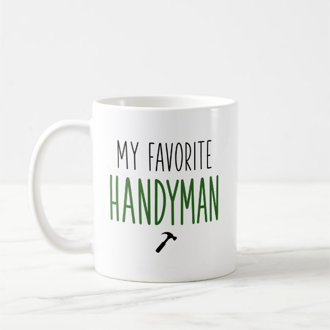 Min Favorit Hemmafixare Rolig Kaffemugg (Vänster)