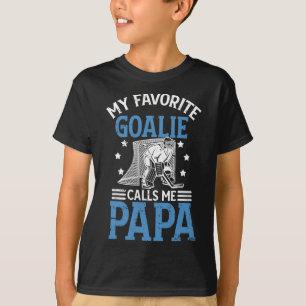 Min Favorit Ishockey Målvakt Pappa Ishockey Håll T Shirt