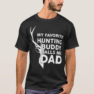 Min favorit jaktkompis kallar mig pappa Rolig jakt T Shirt