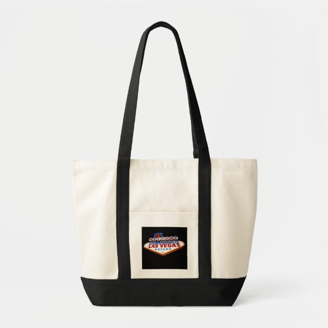 Min favorit Las Vegas Tote Bag Tygkasse (Framsidan)