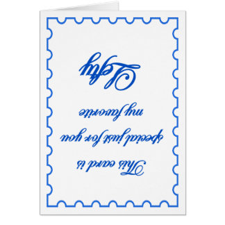 Min favorit- Lefty Hälsningskort