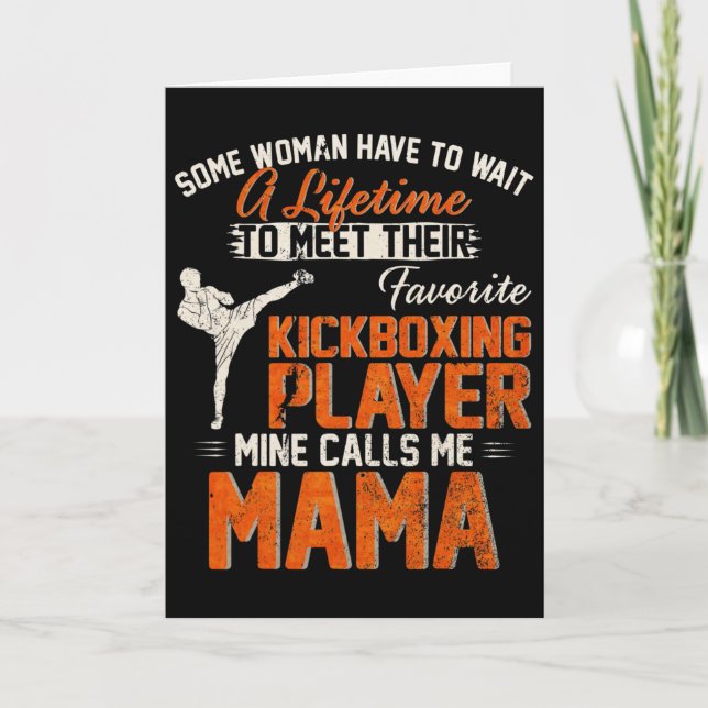Min favorit Mma kickboxnings fighter spelare ringe Kort (Framsida)