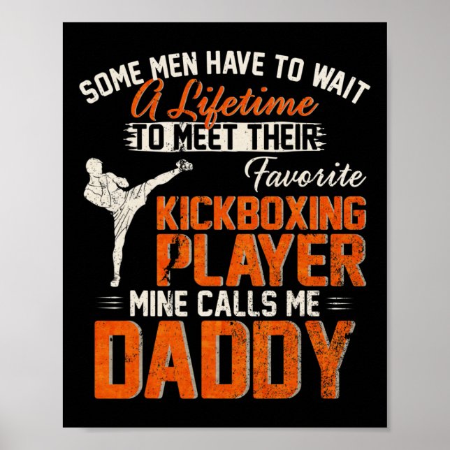 Min favorit Mma kickboxningskämpe spelare ringer m Poster (Framsidan)