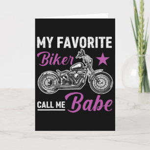 Min favorit motorcyklist kallar mig Bybe Kort