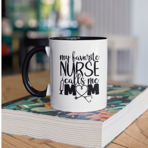 Min favorit Nurse kallar mig mamma - Mugg