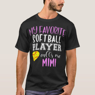 Min Favorit Softbollspelare Ring Mig T Shirt