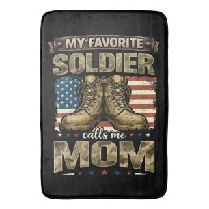 Min favorit soldat kallar mig mamma badrumsmatta