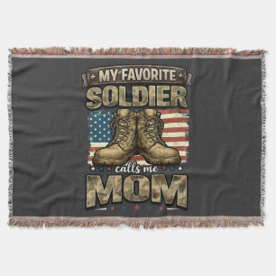 Min favorit soldat kallar mig mamma filt