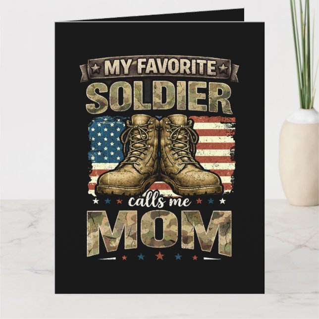 Min favorit soldat kallar mig mamma kort (Framsida)