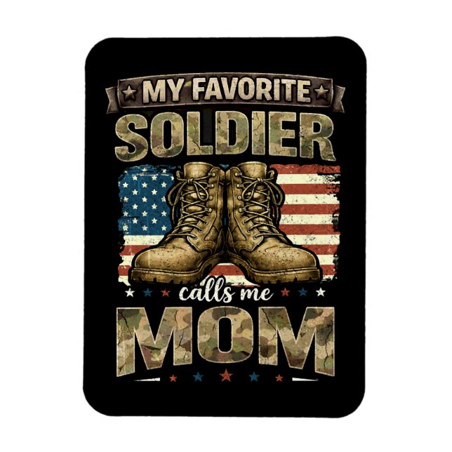 Min favorit soldat kallar mig mamma magnet (Vertikal)