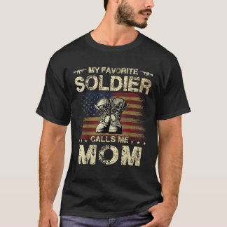 Min favorit Solider ringer mig Mamma Proud Army Ma T Shirt