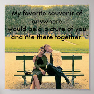 Min favorit- souvenir poster