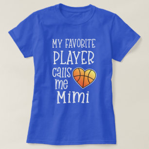 Min favorit- spelareappeller mig gåva för basket t shirt