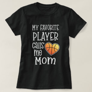 Min favorit- spelareappeller mig mammabasket t shirt