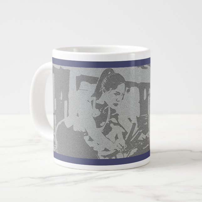 Min Favorit Spinningtränare Jumbo Mugg (Framsida vänster)