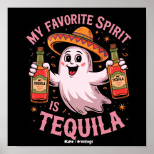 Min Favorit Sprit är Tequila Halloween Dricka