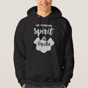 Min Favorit Sprit Tequila Spöke Sprit Halloween Hoodie