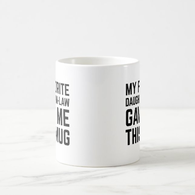 Min favorit svärdotter gav mig den här muggen kaffemugg (Center)