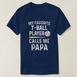 Min favorit- T-boll spelareappeller mig modig dag T Shirt