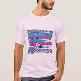 Min Favorit Tidmaskin Har Fyra Hjul T Shirt
