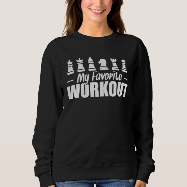Min Favorit Tränings Schack Hjärnträning T Shirt (Framsida)