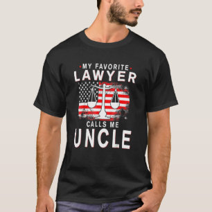 Min favoritadvokat kallar mig farbror Fars dag T Shirt