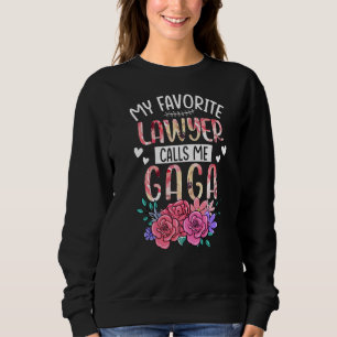 Min favoritadvokat kallar mig Gaga Lycklig Mors da T Shirt