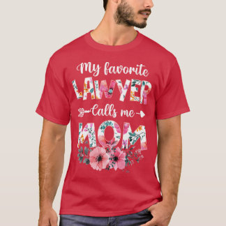 Min favoritadvokat kallar mig Mamma advokat advoka T Shirt