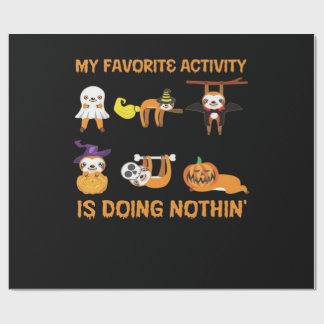 Min Favoritaktivitet är att Göra Ingenting Retro D Presentpapper