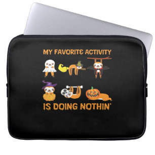 Min Favoritaktivitet Är Att Göra Ingenting Retro S Laptop Fodral