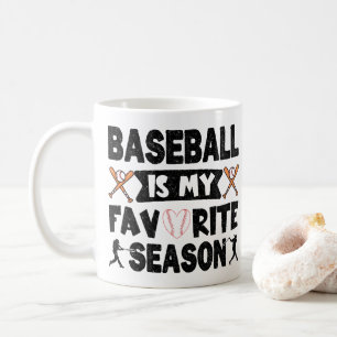 Min favoritårstidsbuss är min Coola Baseball Kaffemugg