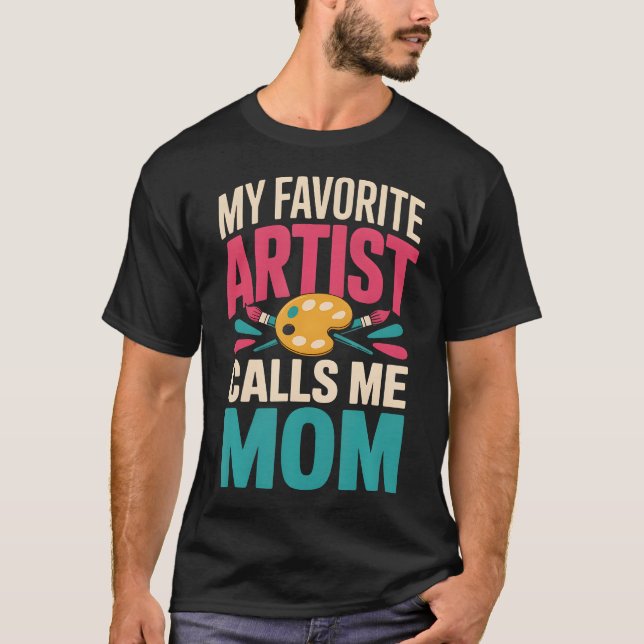 Min favoritartist ringer mig t shirt (Framsida)