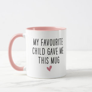 Min favoritbarn gav mig den här muggen. mugg