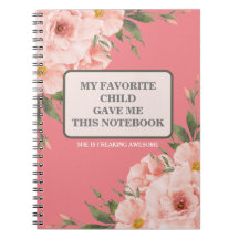 MIN FAVORITBARN GAV MIG DEN HÄR NOTEBOOK