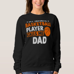 Min favoritbasketboll ringer mig Pappa Fars dag T Shirt