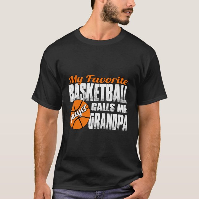 Min favoritbasketspelare kallar mig Basketball T Shirt (Framsida)