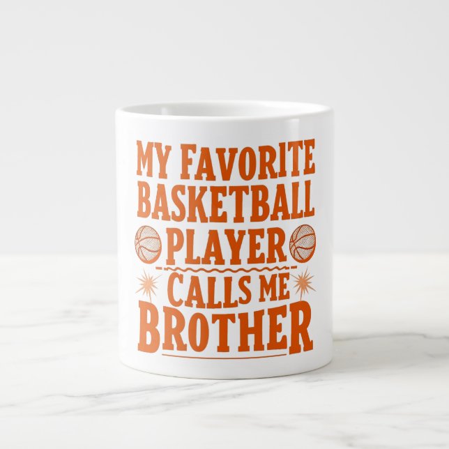Min favoritbasketspelare kallar mig Brother Jumbo Mugg (Framsidan)