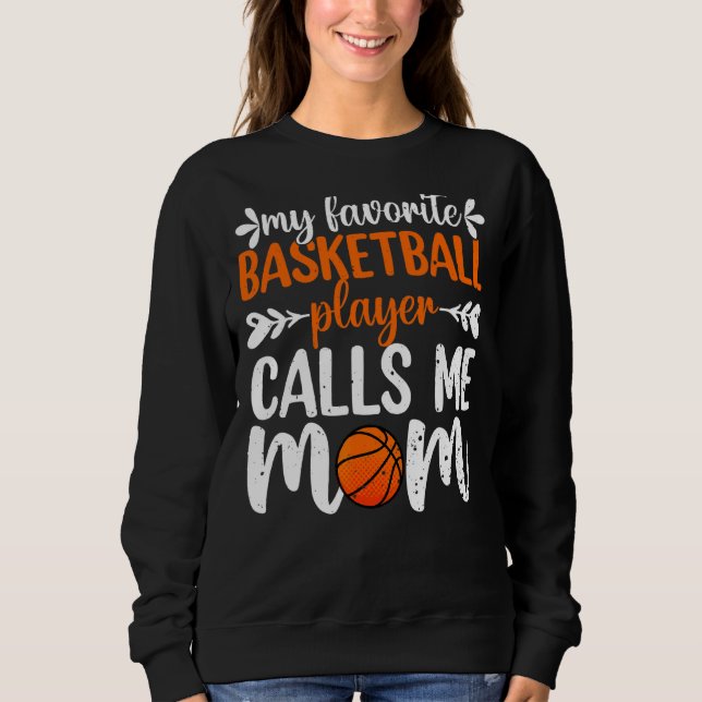 Min favoritbasketspelare kallar mig Mamma Mor' T Shirt (Framsida)