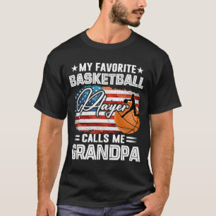 Min favoritbasketspelare kallar mig morfar Ame T Shirt