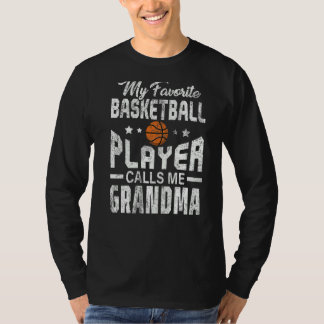 Min favoritbasketspelare kallar mig mormor t shirt