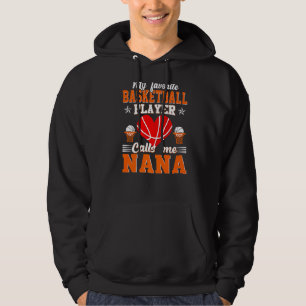 Min favoritbasketspelare kallar mig Nana Mor Hoodie